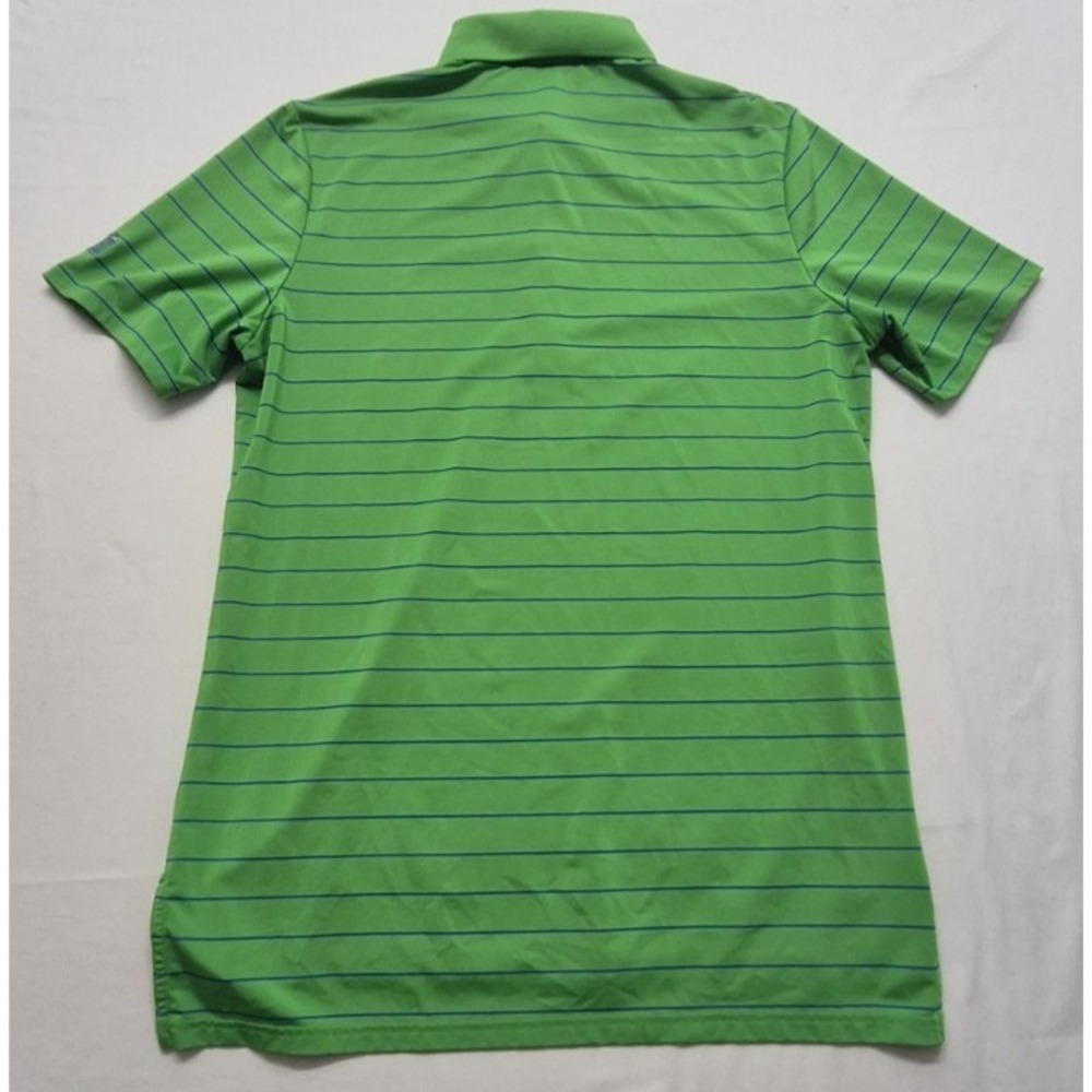 RLX Ralph Lauren men's green striped golf polo shirt Medium short sleeve outdoor - Picture 12 of 16